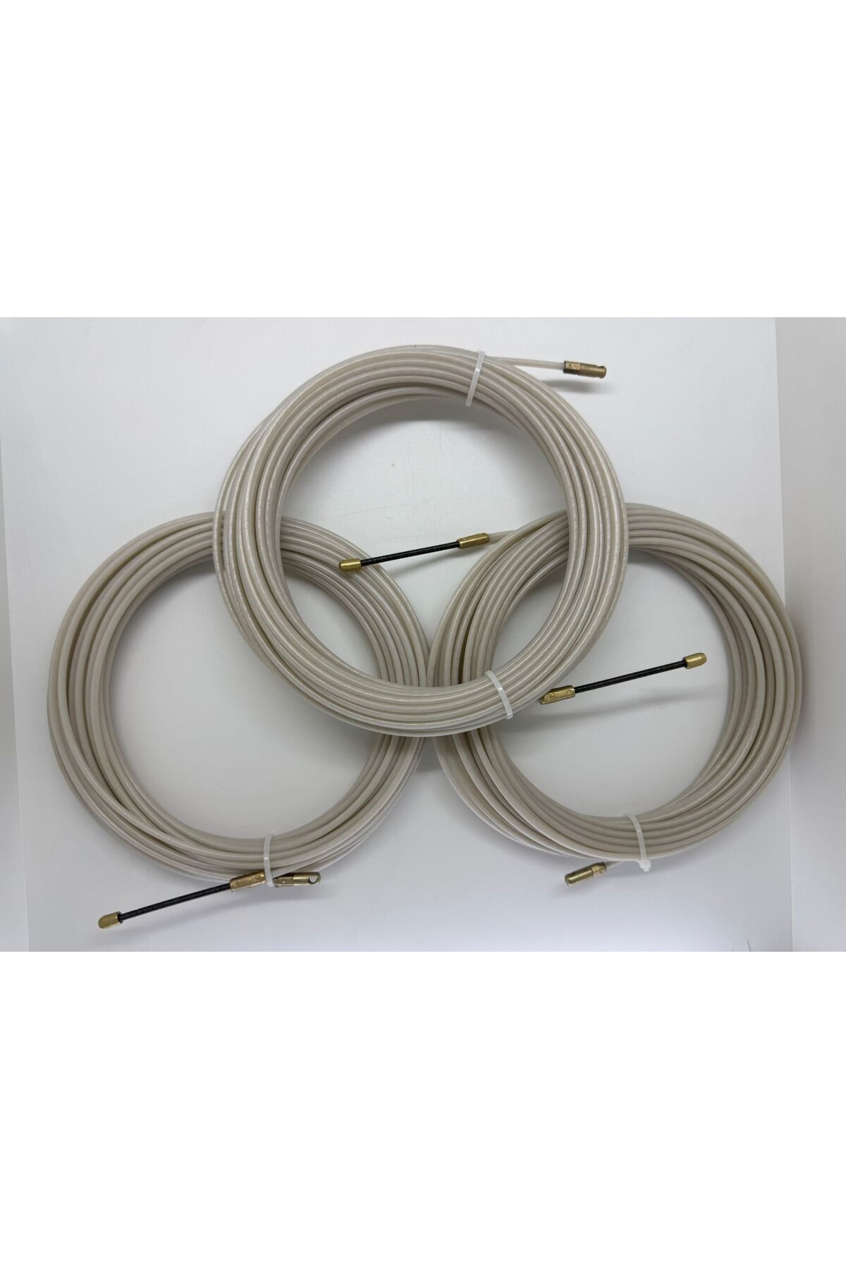 DYM ELEKTROMARKET 15 Metre 3'lü Kılavuz (ÇELİK) Telli Plastik Susta ...
