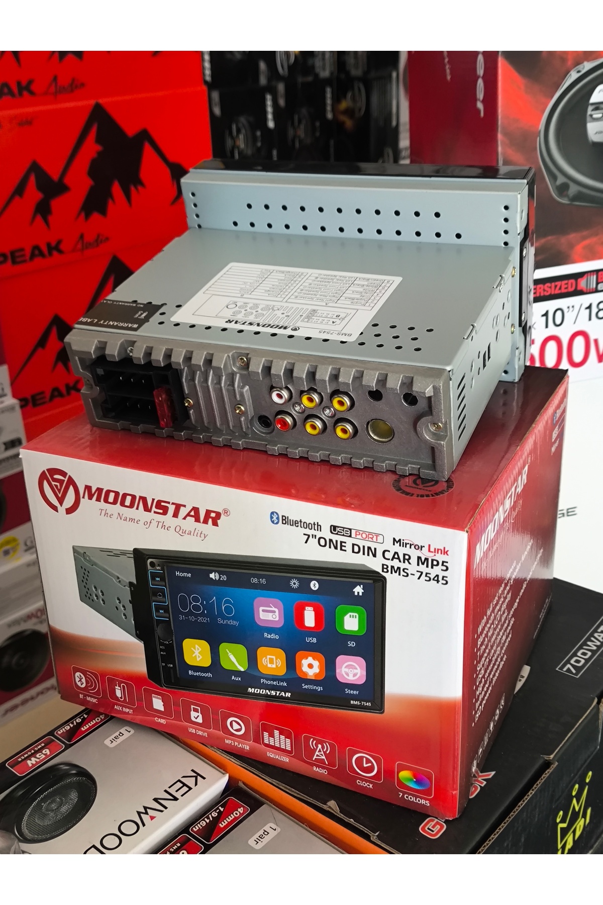 Moonstar 7 İnc Multimedia Oto Teyp Geri Görüş Kameralı - Fiyatı