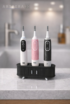 Artpera3d Şarjlı Diş Fırçaları İçin 3’lü Stand | Mobilya Estetiğinden İlham A...