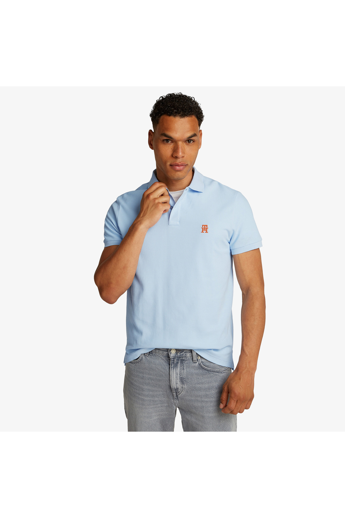 تامی هیلفیگر پولو آبی مردانه IMD Reg