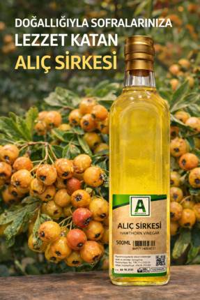 Aktarzane Alıç Sirkesi Doğal Alıç Sirkesi Ev Yapımı Sirke 500ml