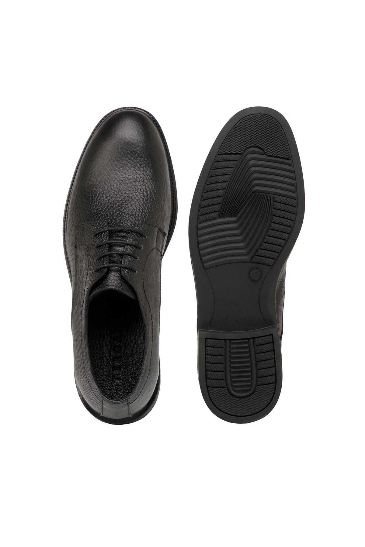 Tergan  Siyah Hakiki Deri Erkek Klasik Ayakkabı - E25S1AY57653-A23 - Görsel 6