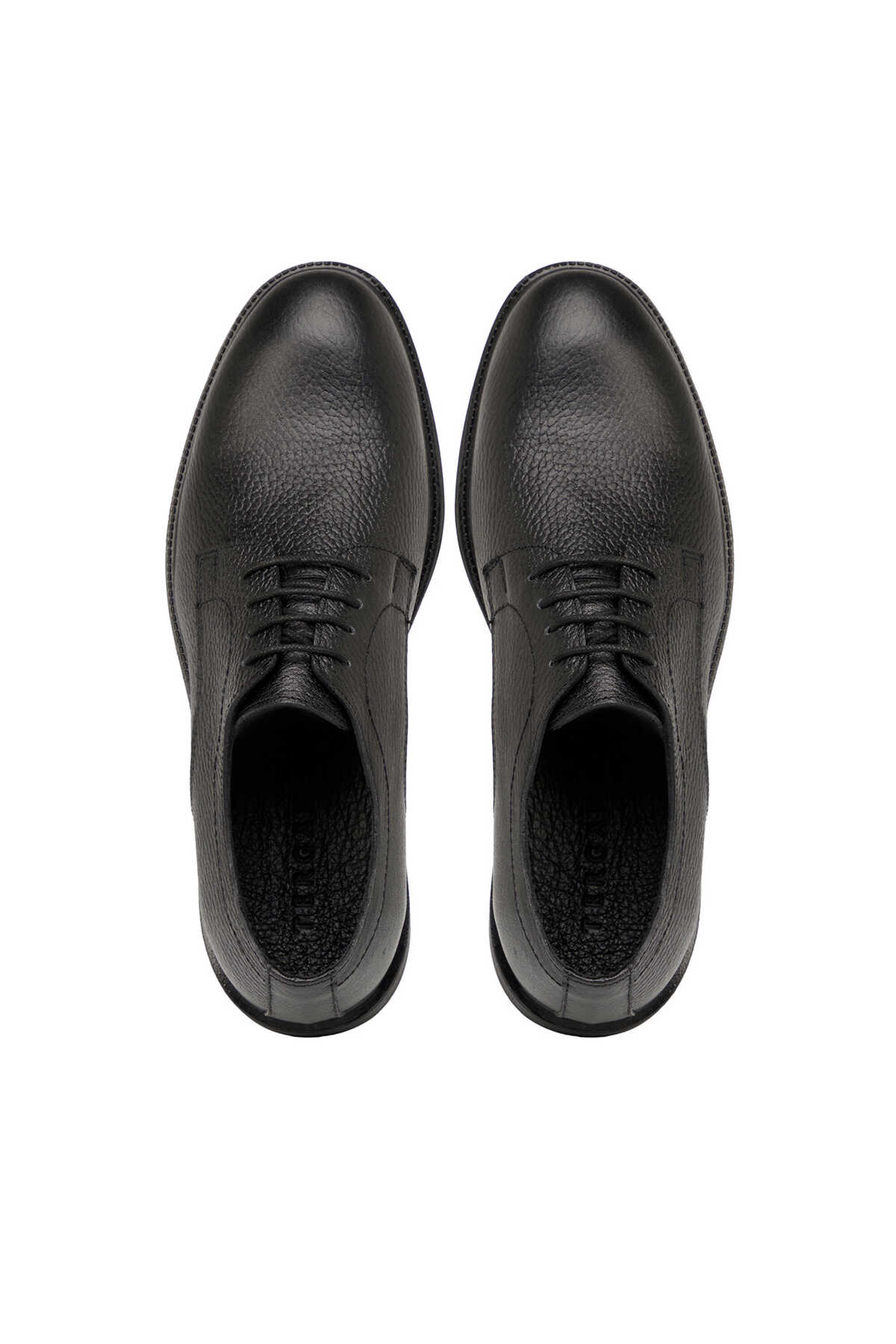 Tergan  Siyah Hakiki Deri Erkek Klasik Ayakkabı - E25S1AY57653-A23 - Görsel 5