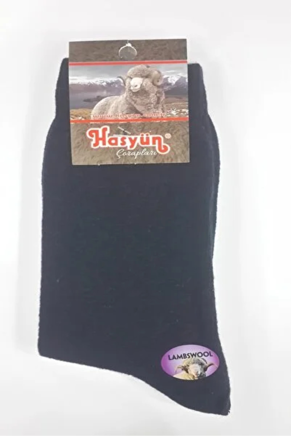 2-Piece Wool Socks Real Wool Genuine Temperature Gray-brown-navy-blue-smoked