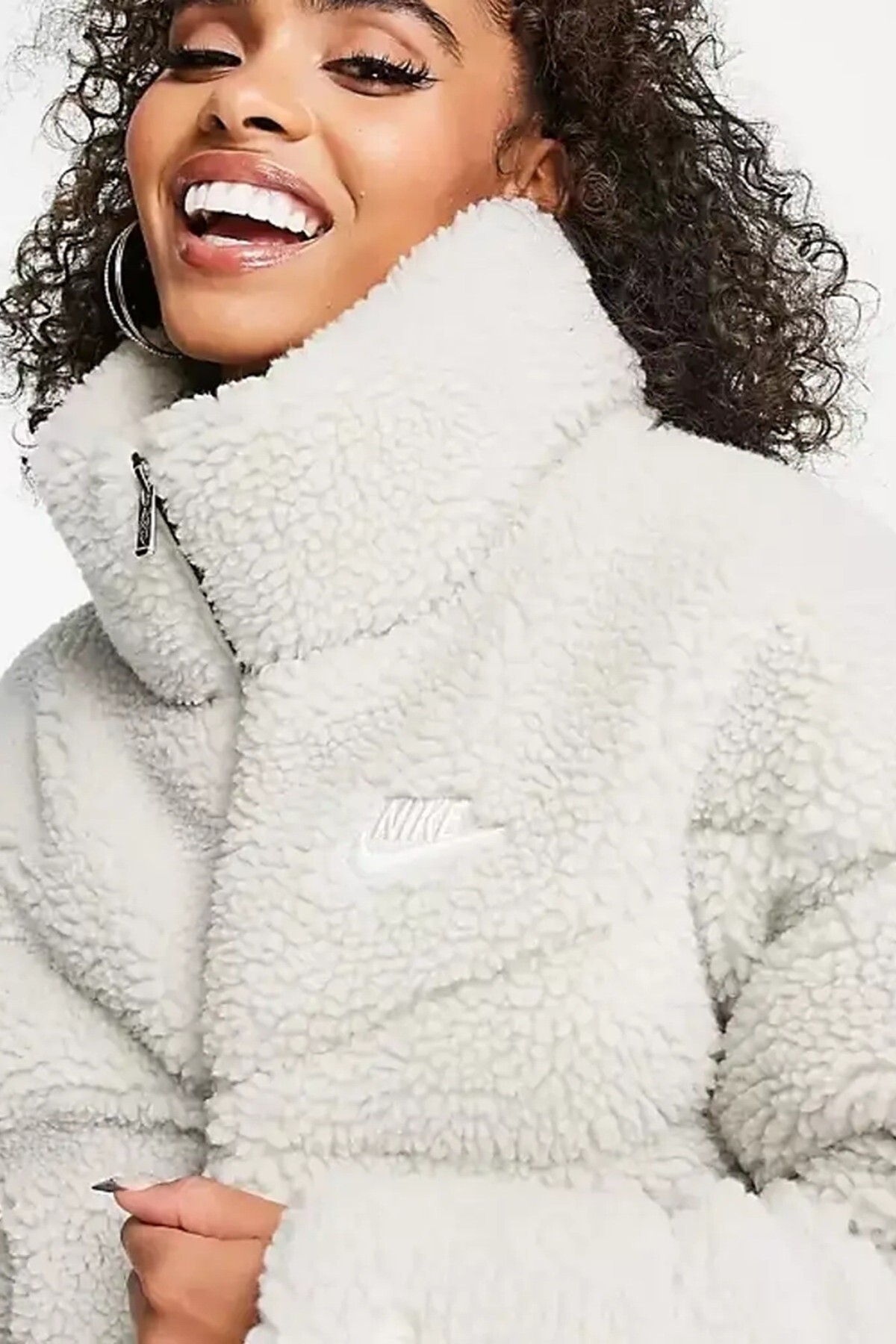 Nike Sportswear Therma-Fit City City Series Synthetic Fill High-Pile Fleece Full Zip Jacket Sentetik görsel 3