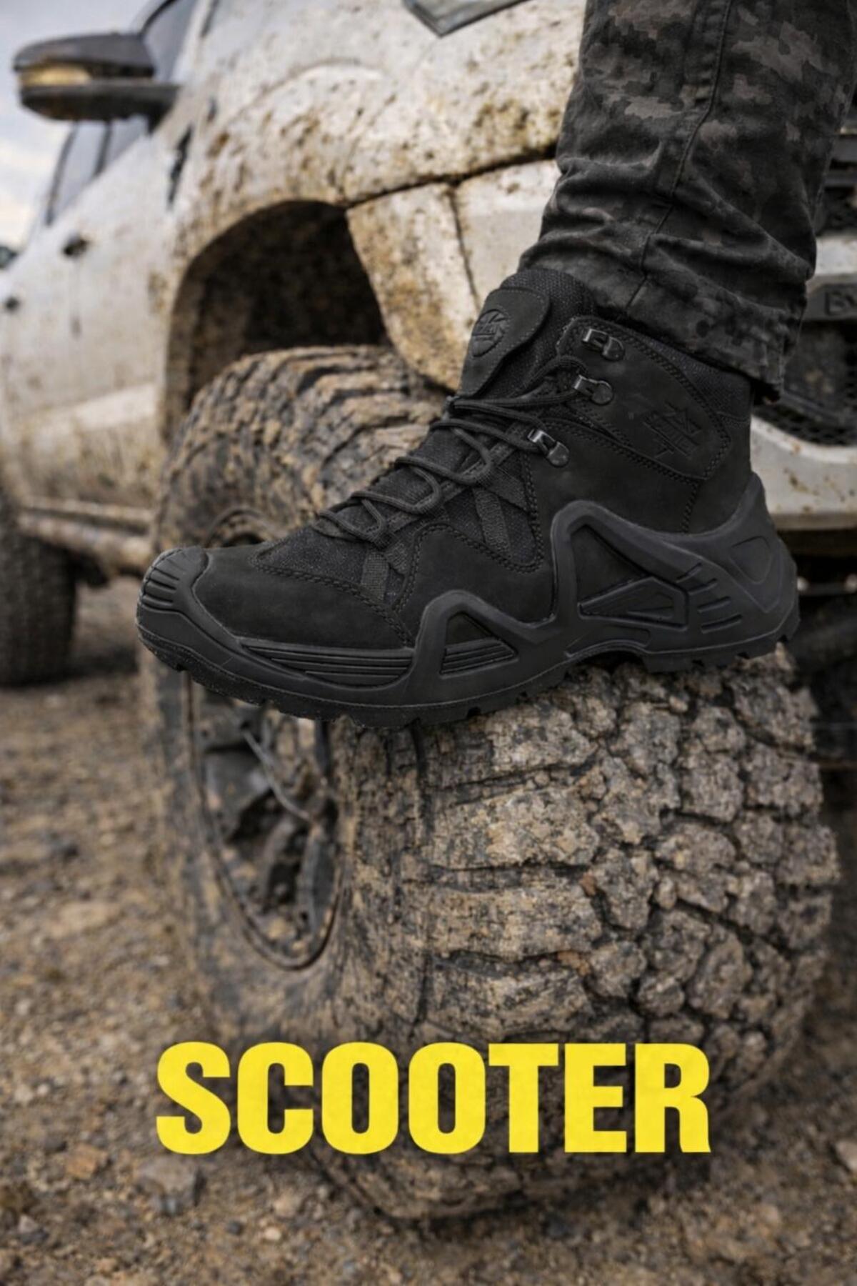 Neco  SCOOTER SU GEÇİRMEZ TAKTİK BOT, ORTA BOT, TACTICAL, DAĞCI BOTU - Görsel 3