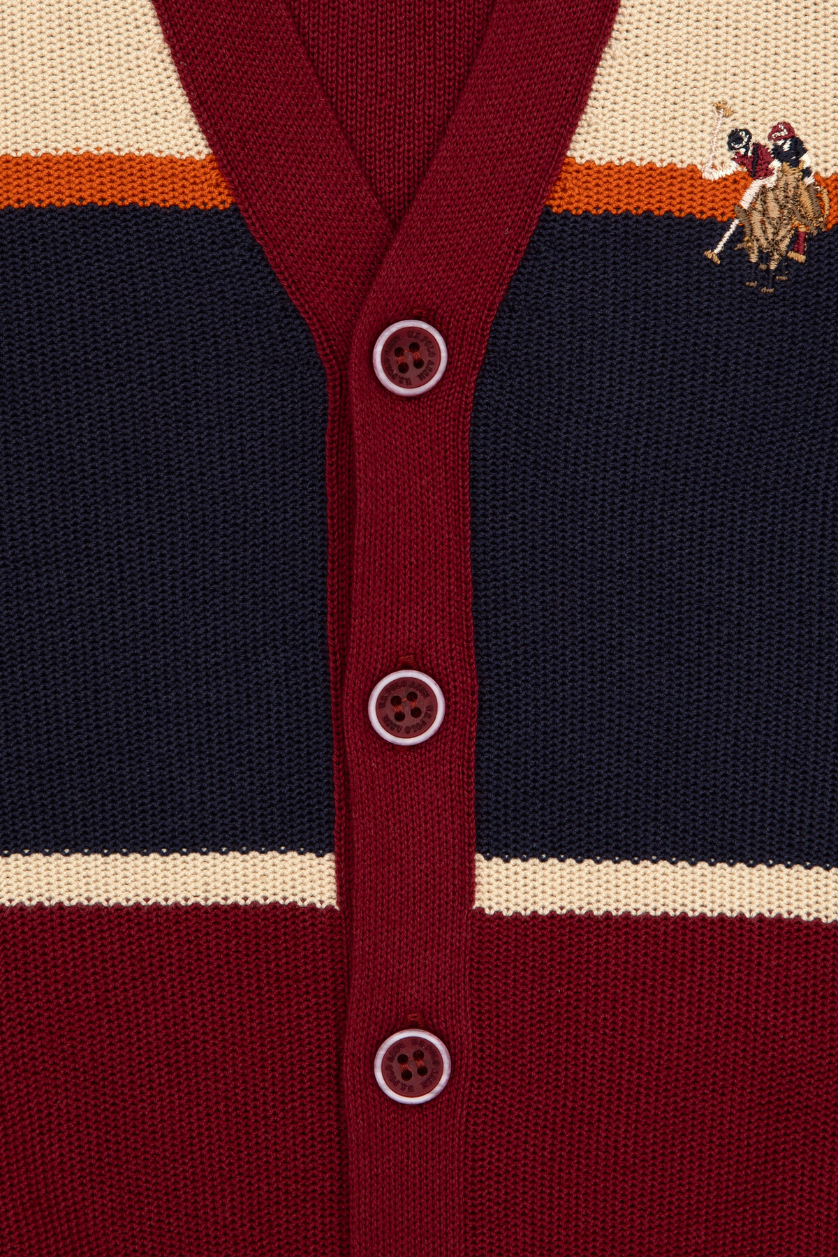 ژاکت بافتنی زرشکی پسرانه U.S. Polo Assn. مدل 50317116-VR014 — 3