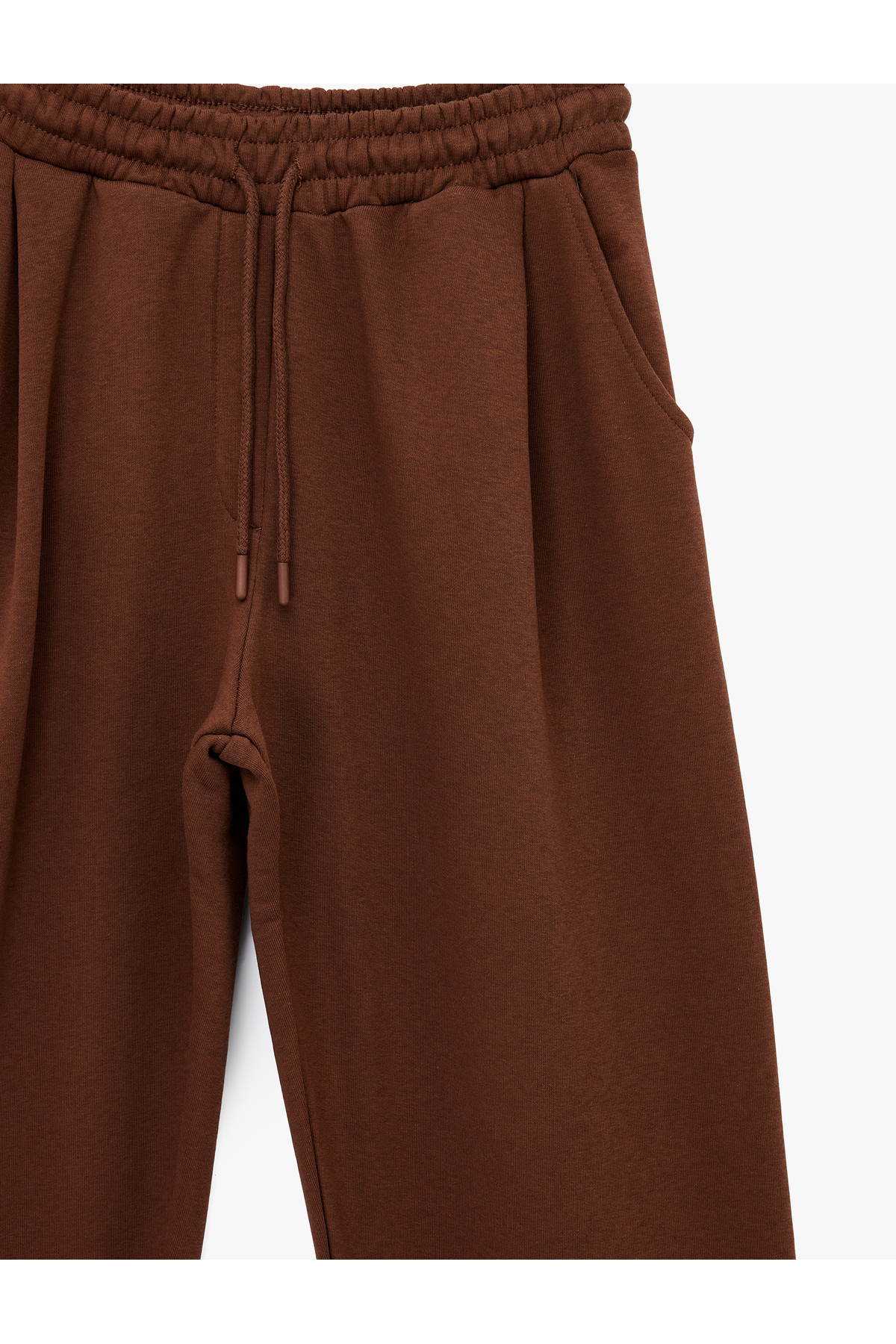 Koton Beli Bağcıklı Cepli Geniş Paça Oversize Eşofman Altı görsel 5