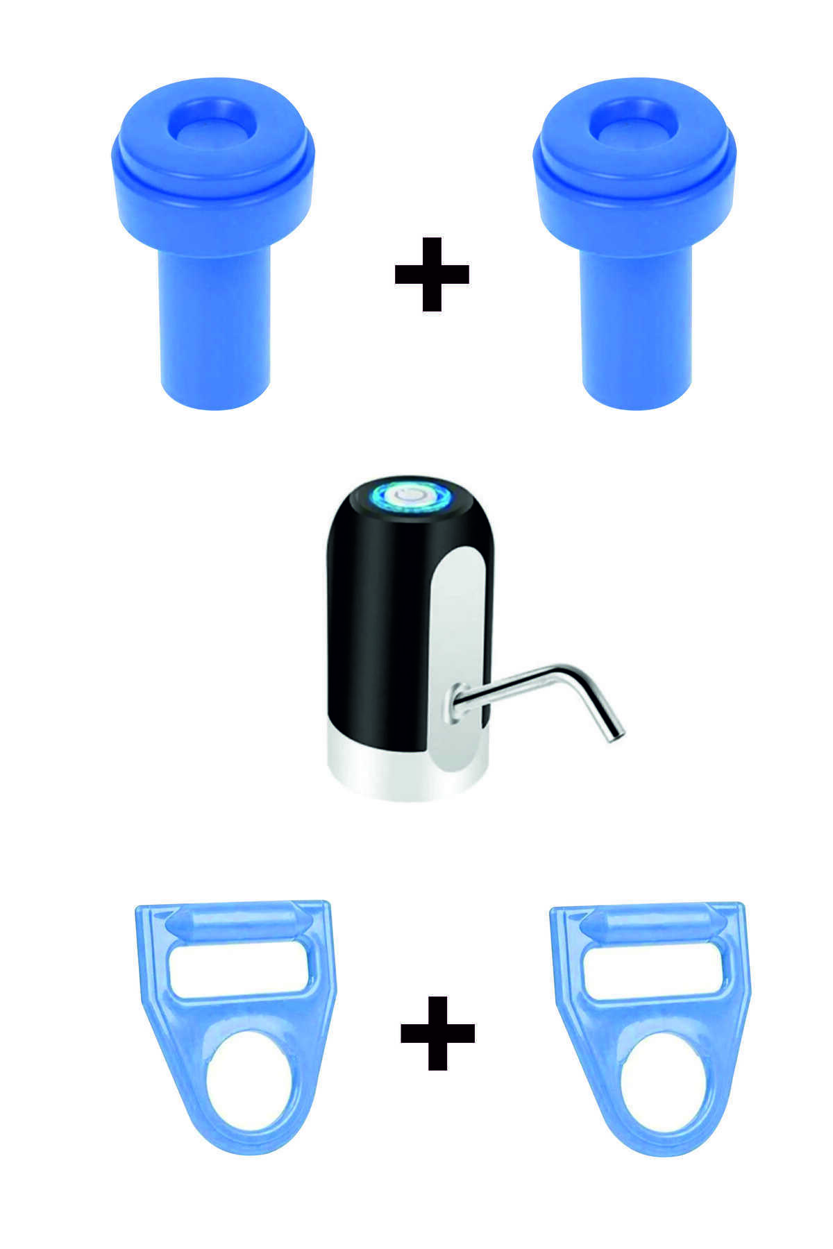 1 charged carboy pump + 2 spring carboy covers + 2 carboy transport apparatus