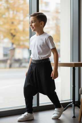 bilqasmi Çocuk Yöresel Şalvar – Geleneksel Anadolu Kesimi, Lastikli Bel, CM Ü...