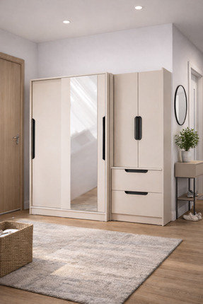 Abre 3026308 VİZON SİYAH SÜRGÜLÜ PORTMANTO SET