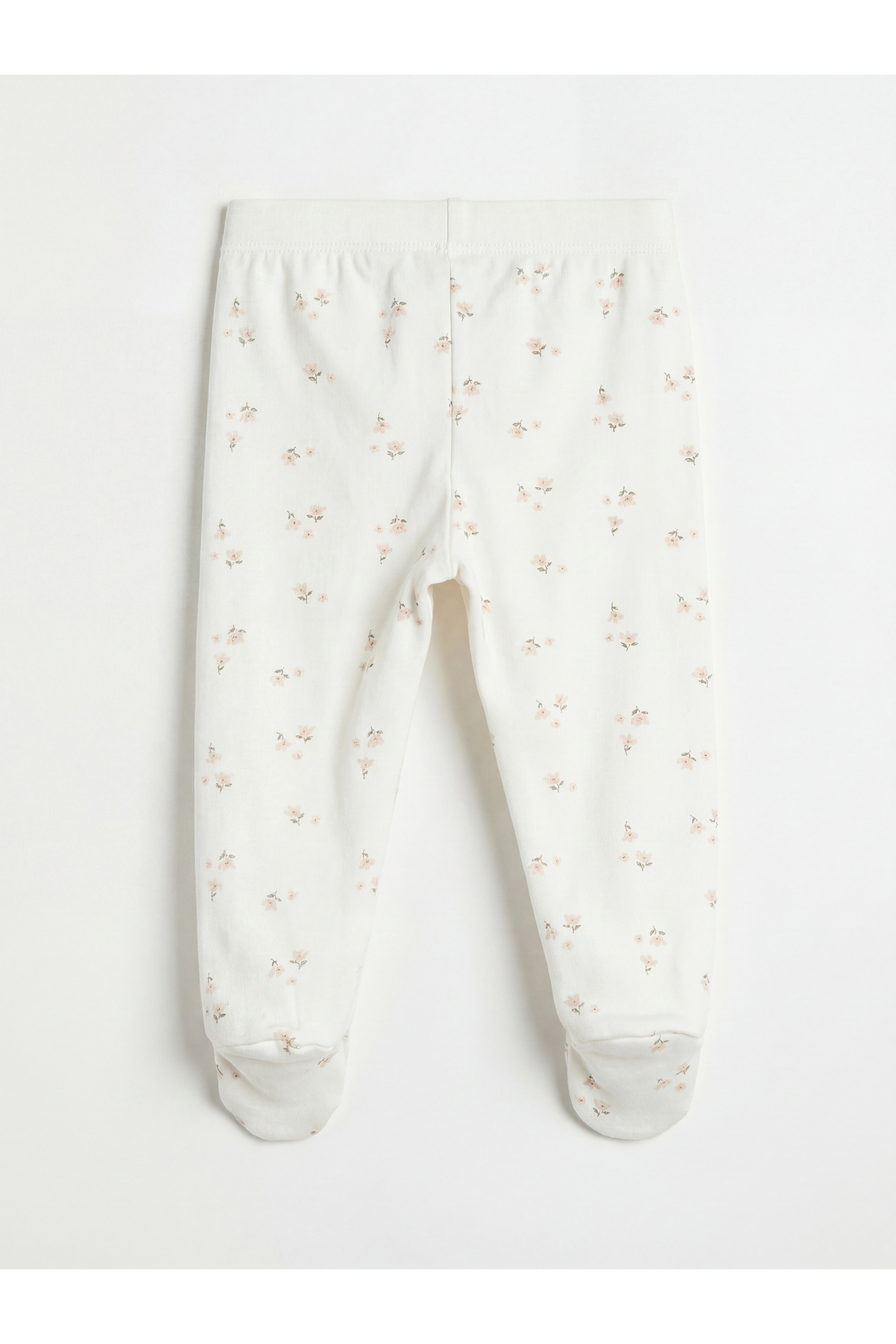 LC Waikiki GiyÇık Store den Ekru Beli Lastikli Kız Bebek Patikli Eşofman Altı 2'li fotoğrafı 3 (önizleme)