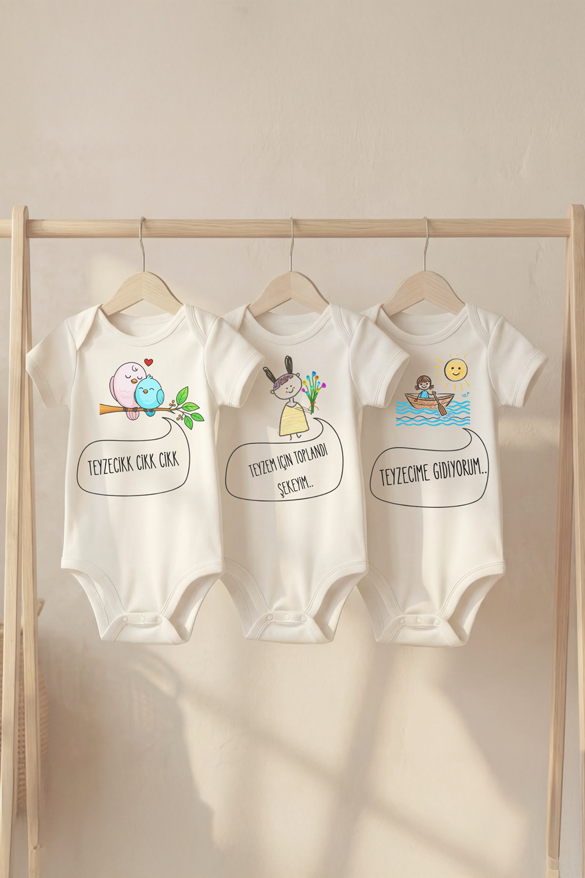 100% Cotton Auntie Printed Snapsuit with Snapsuit for Baby Body Badi Aunty