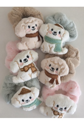 Sahaja Aksesuar Puppy Peluş Lastik Toka