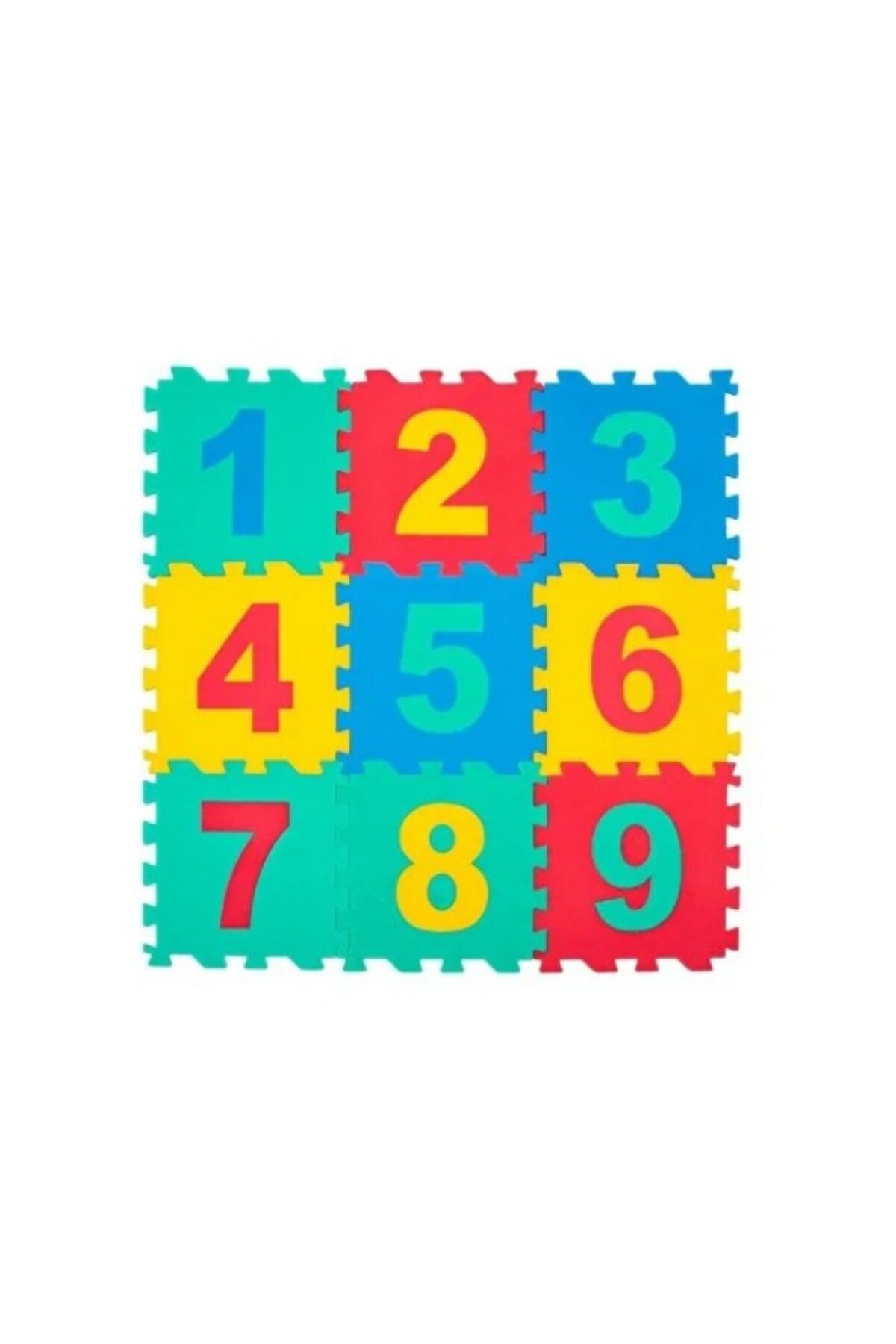 M SMİLE 9 Parça Büyük Boy Rakamlı Sayılı Eva Oyun Karosu Yer Mat Puzzle Yapboz Oyun Halısı ÇOCUK OYUN HALISI fotoğrafı 5 (önizleme)