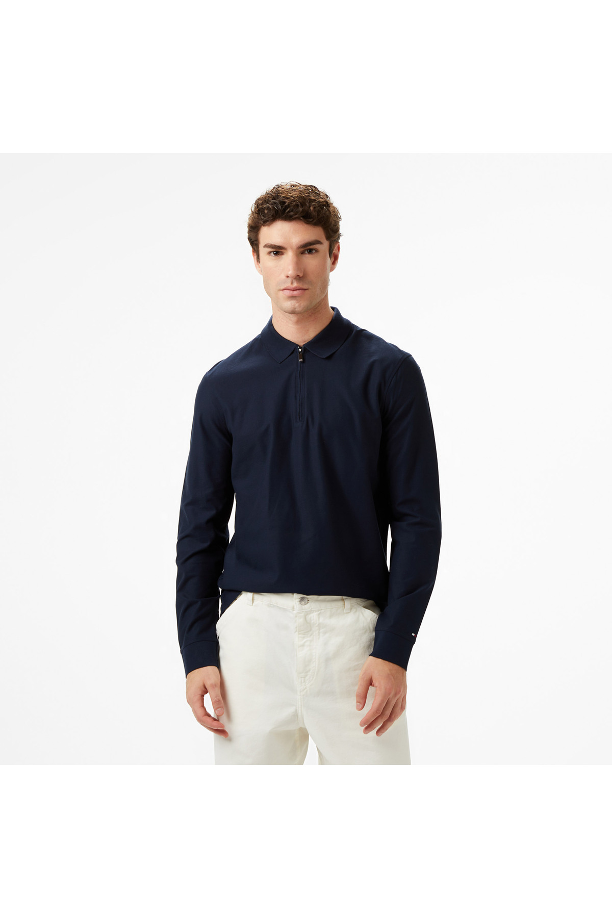 تامی هیلفیگر پولو سرمه‌ای مردانه غیررسمی