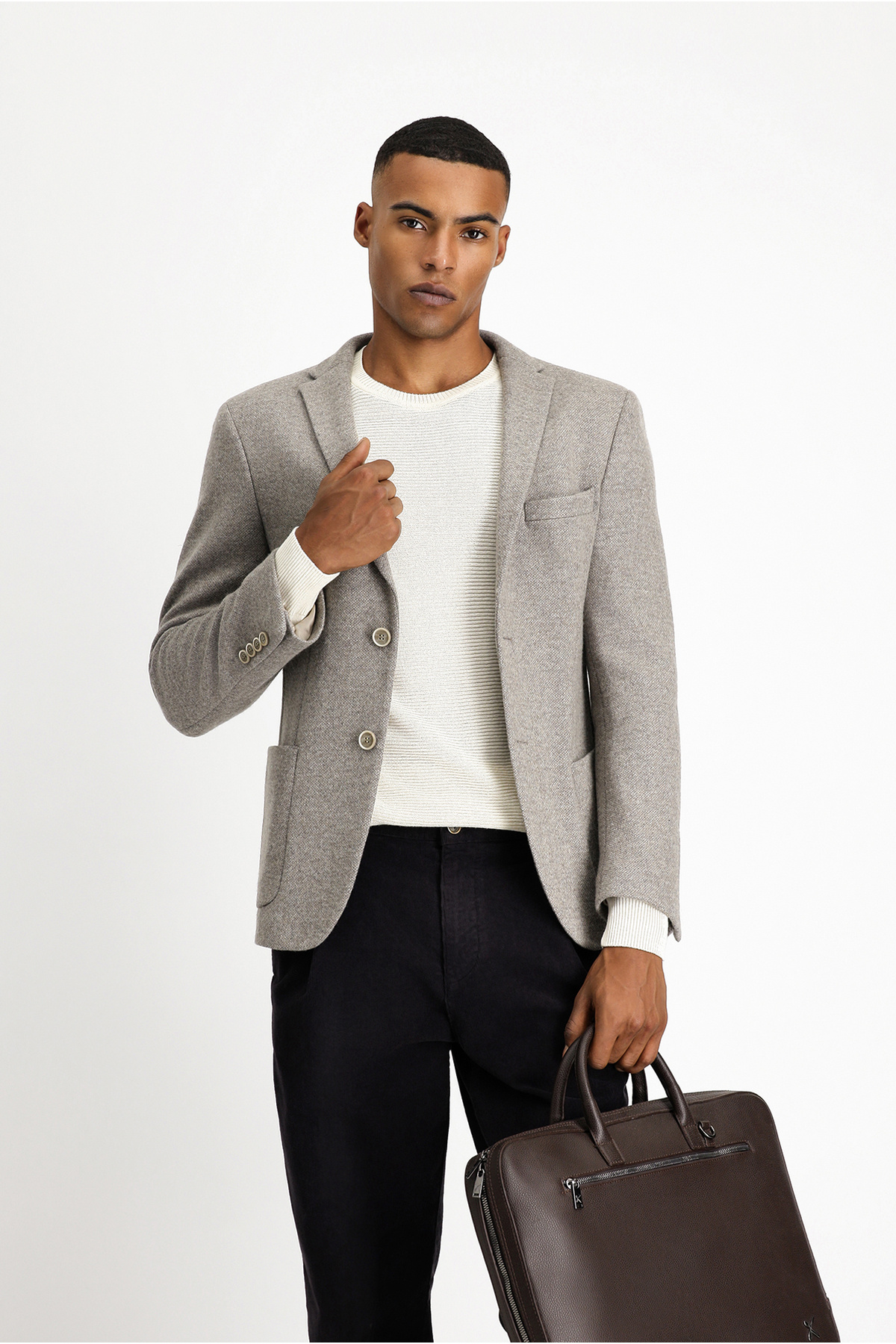 کت مردانه راسته آستین بلند | کیگیلی Kiğılı KK2526M2DZ001 - تصویر 2