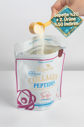 Kiperin %100 Saf ve Doğal Yüksek Biyoaktif Çift Hidrolize Kolajen Peptitler i...
