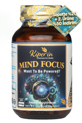 Kiperin Mind Focus Aslan Yelesi Mantarı, Sitikolin, Rhodiola, L-Theanin .. (1...