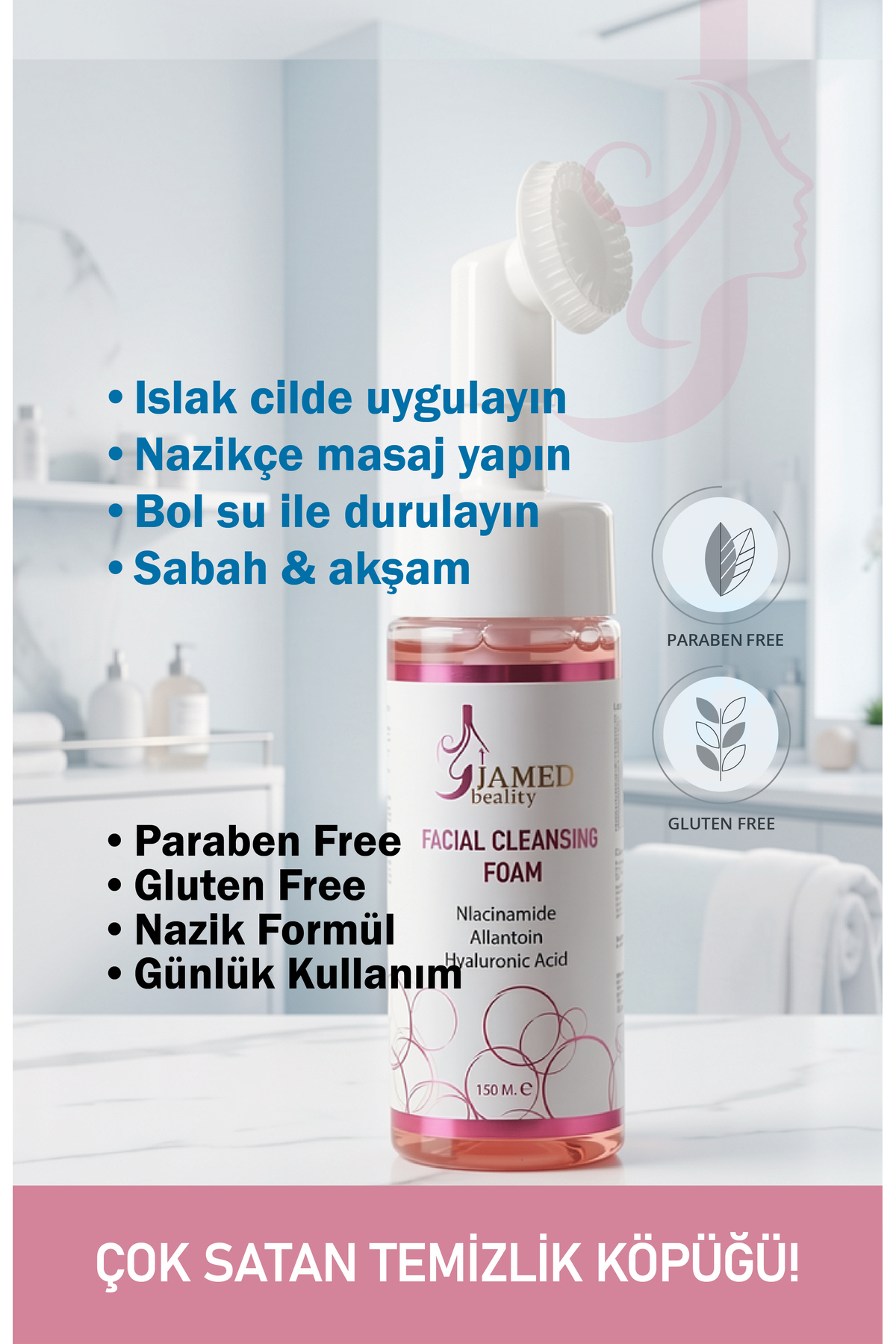 YÜZ YIKAMA KÖPÜĞÜ 150 ML — YUZYIKAMA001 — تصویر 4 از 7