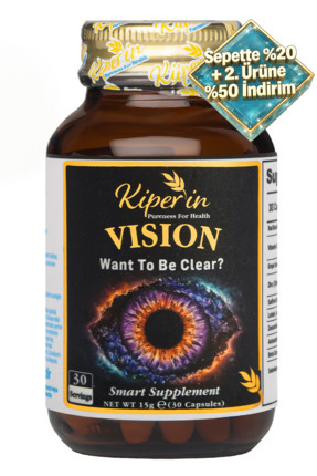 Kiperin Vision | Göz & Net Görüş | Çinko, Selenyum, Astaksantin, Lutein, Safr...