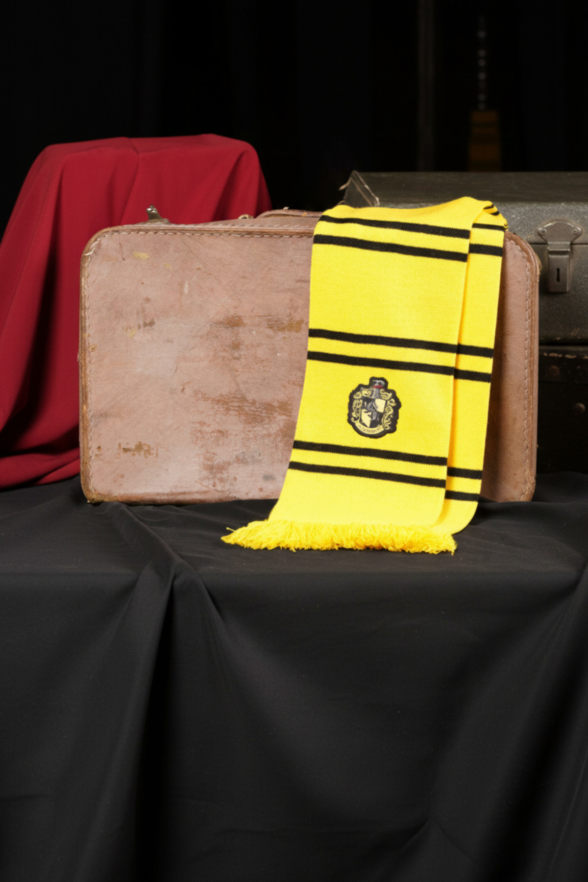 Sihir Dükkanı  Hufflepuff Atkı 18×170 Cm Lisanslı Örme Akrilik - Görsel 2
