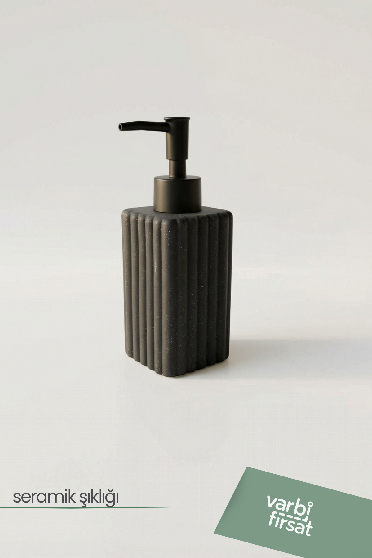 Modern Patterned Ceramic Soap Dispenser 180 ml