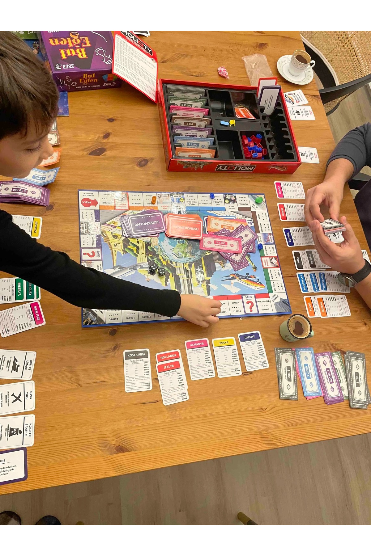 Bundera Emlak Ticaret Oyunu Molipoly Molicity Monopoly Monopoli Metropol Mega City Aile Oyunu Yeni Model fotoğrafı 2 (önizleme)