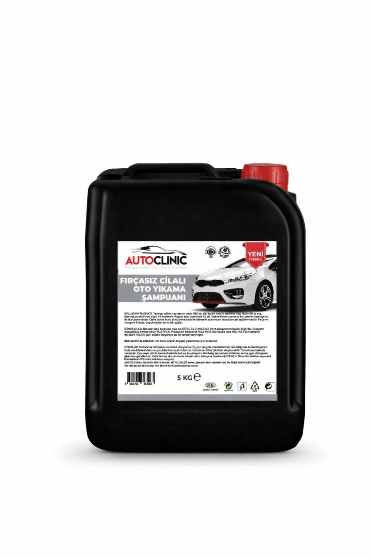 noccoさま Newmix Autoclınıc 5kg Fırçasız Cilalı Oto Yıkama Şampuanı - Fiyatı
