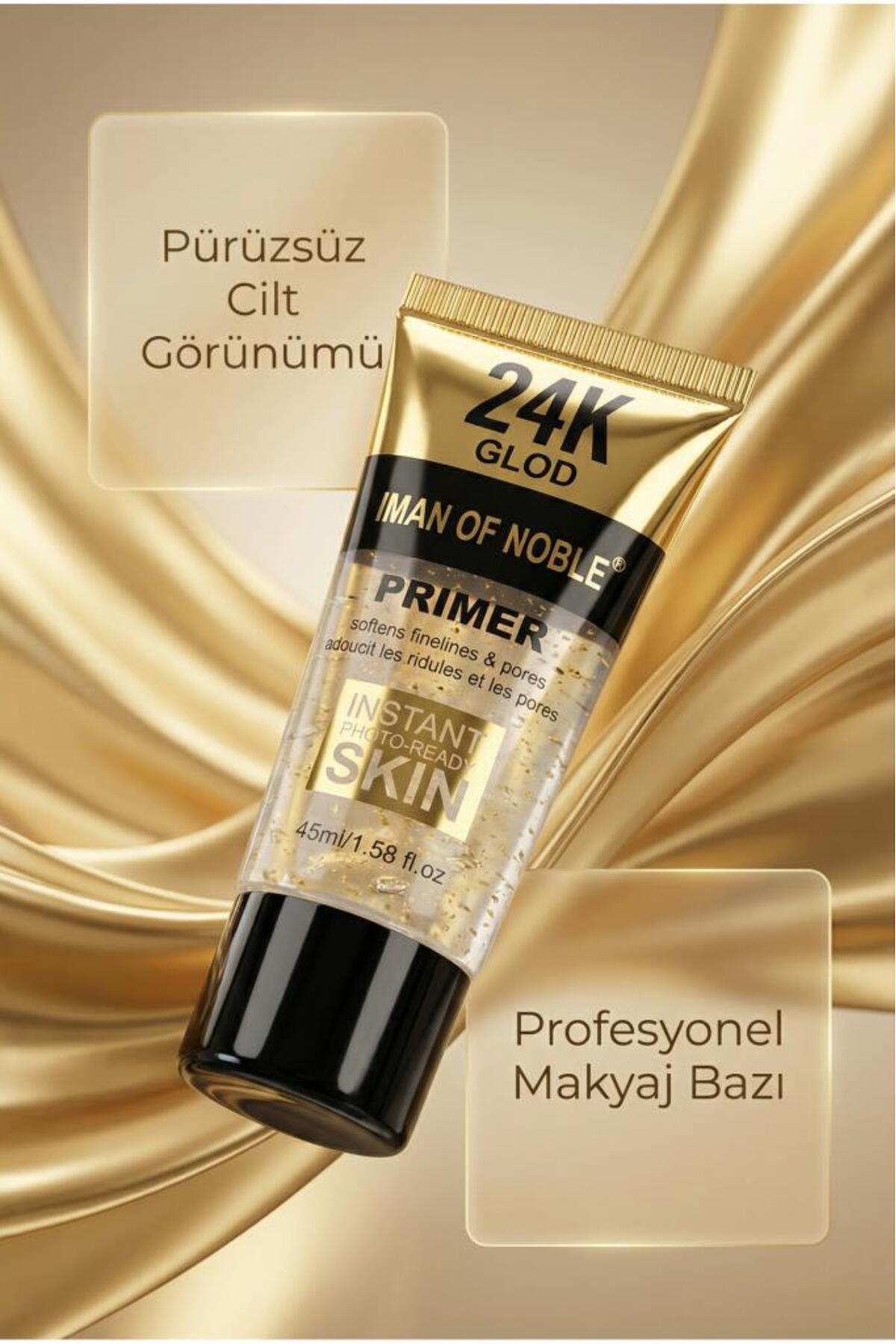 24K Gold Primer Makyaj Bazı 45 ml — سفید 44959-1 — تصویر 7 از 7