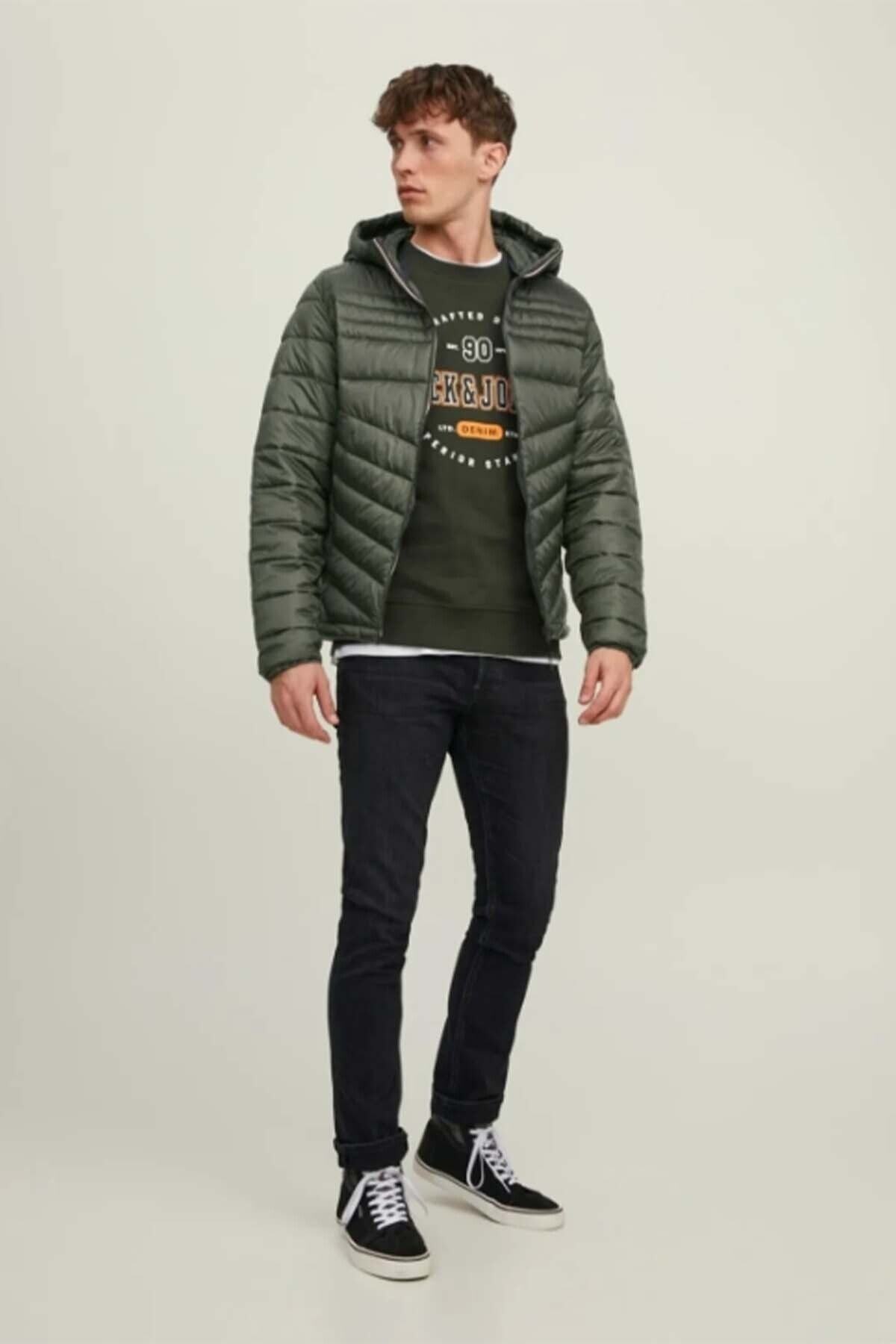 کاپشن مردانه راسته آستین استاندارد | جک اند جونز Jack & Jones 12211785 - تصویر 3