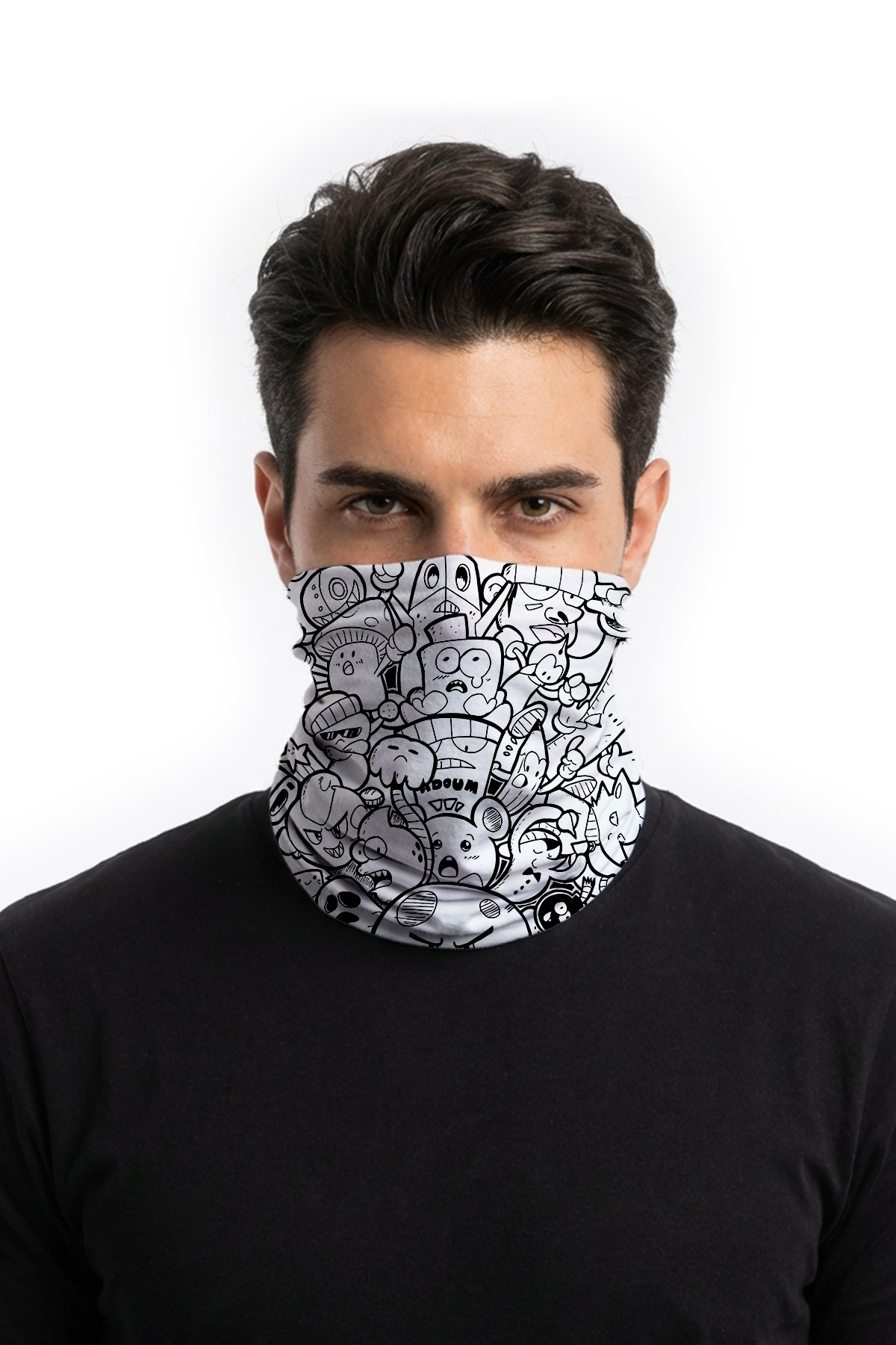 buffed Doodle Boyunluk Bandana Maske Buff buffed görsel 4
