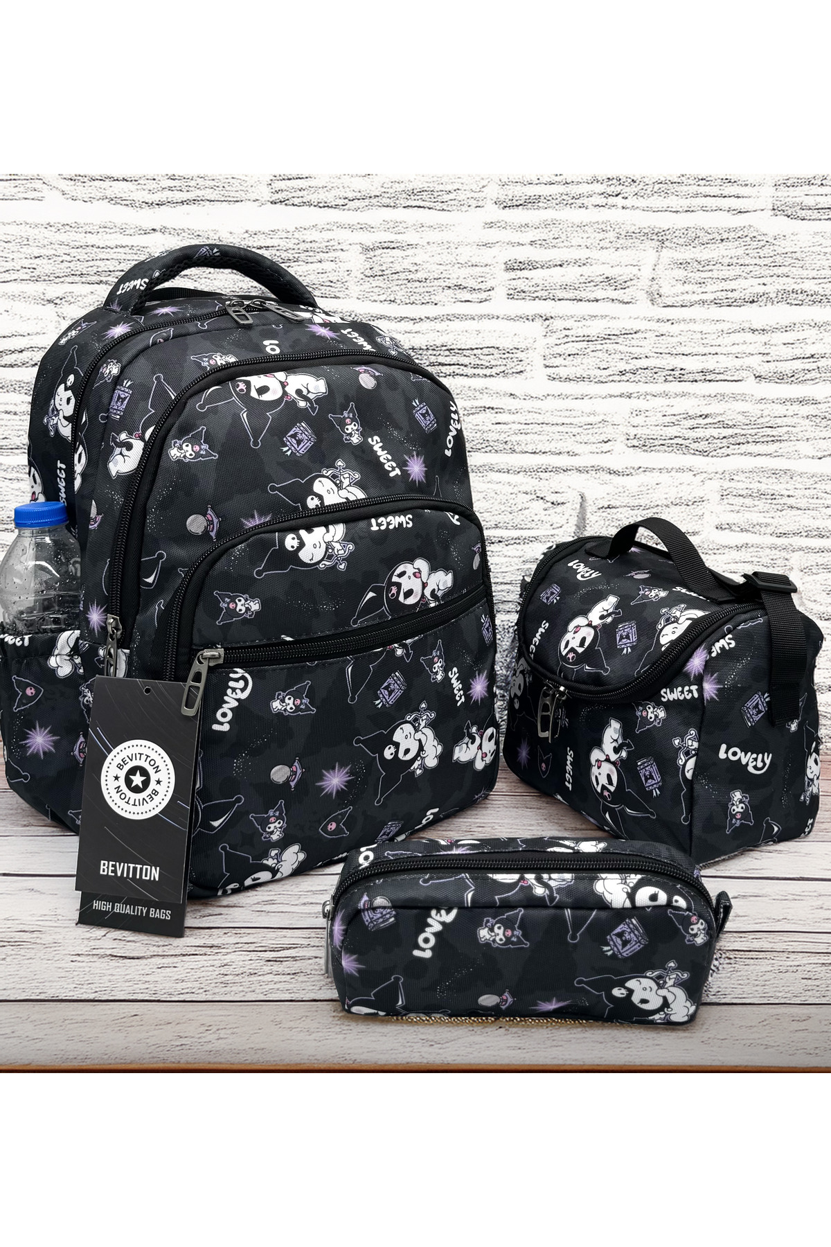 Primary School Bag Character Pattern Girl Primary School Bag Primary School Bag Black