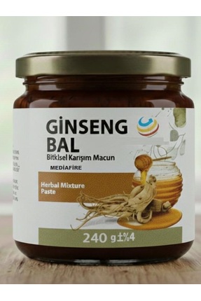 MediaFire Ginseng, Çakşır Otu, Panax, Bitkisel Karışımlı Macun 240 gr Ratorss...