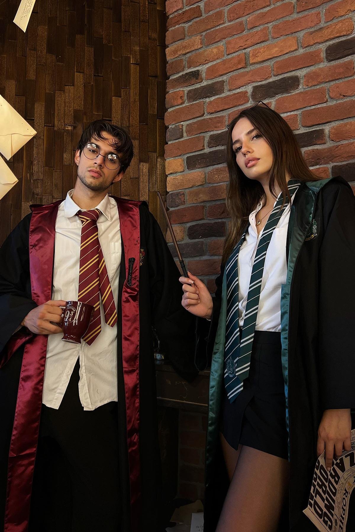 Sihir Dükkanı  Harry Potter Gryffindor Öğrenci Kravatı - Görsel 2
