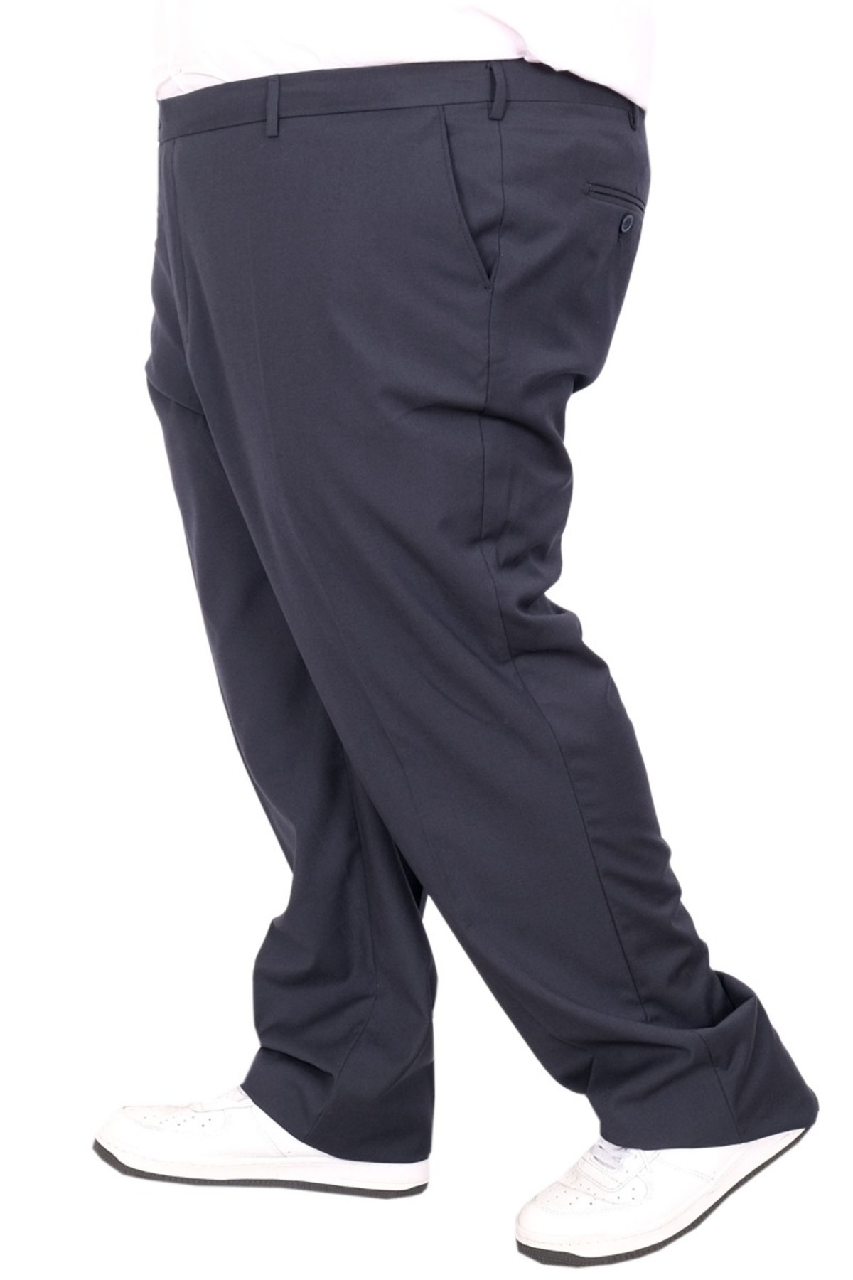 ModeXL Mode XL Buyuk Beden Erkek Kumaş Pantolon Superior 21024 Lacivert görsel 4