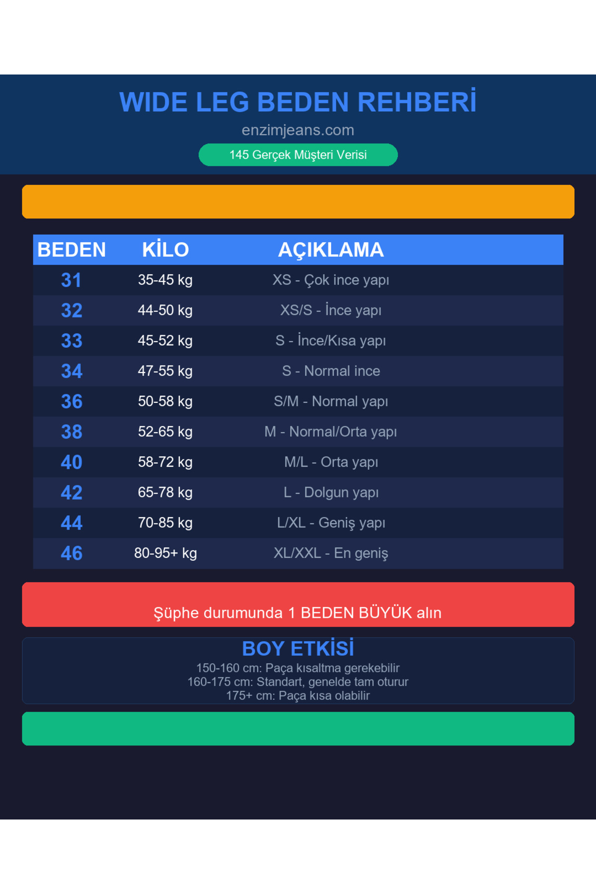 ENZİM JEANS  Beli Lastikli Normal Bel Wide Leg Jeans - Görsel 9