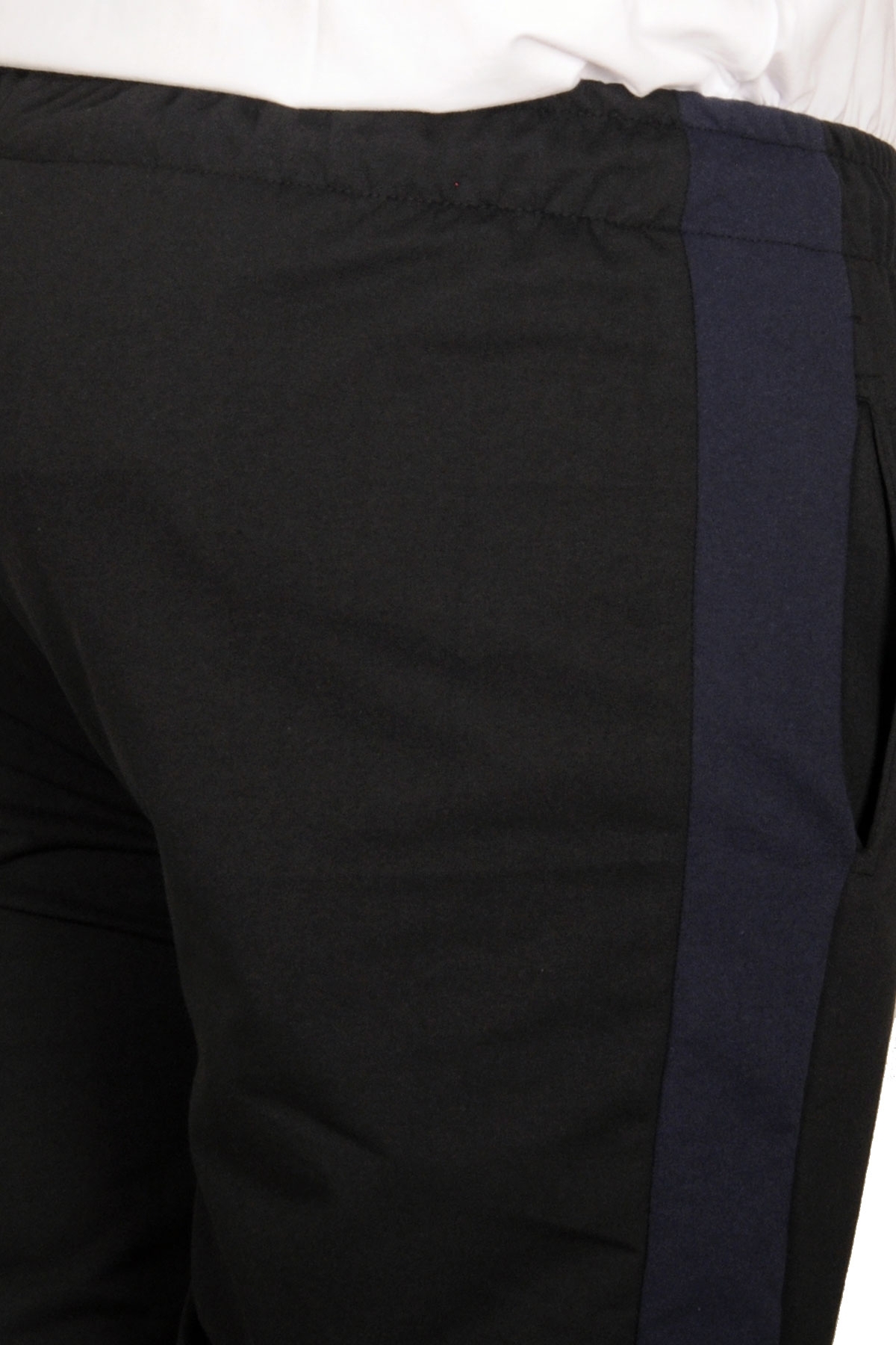 ModeXL Mode XL Büyük Beden Eşofman Altı Recycle Lastikli B21012 Siyah görsel 3