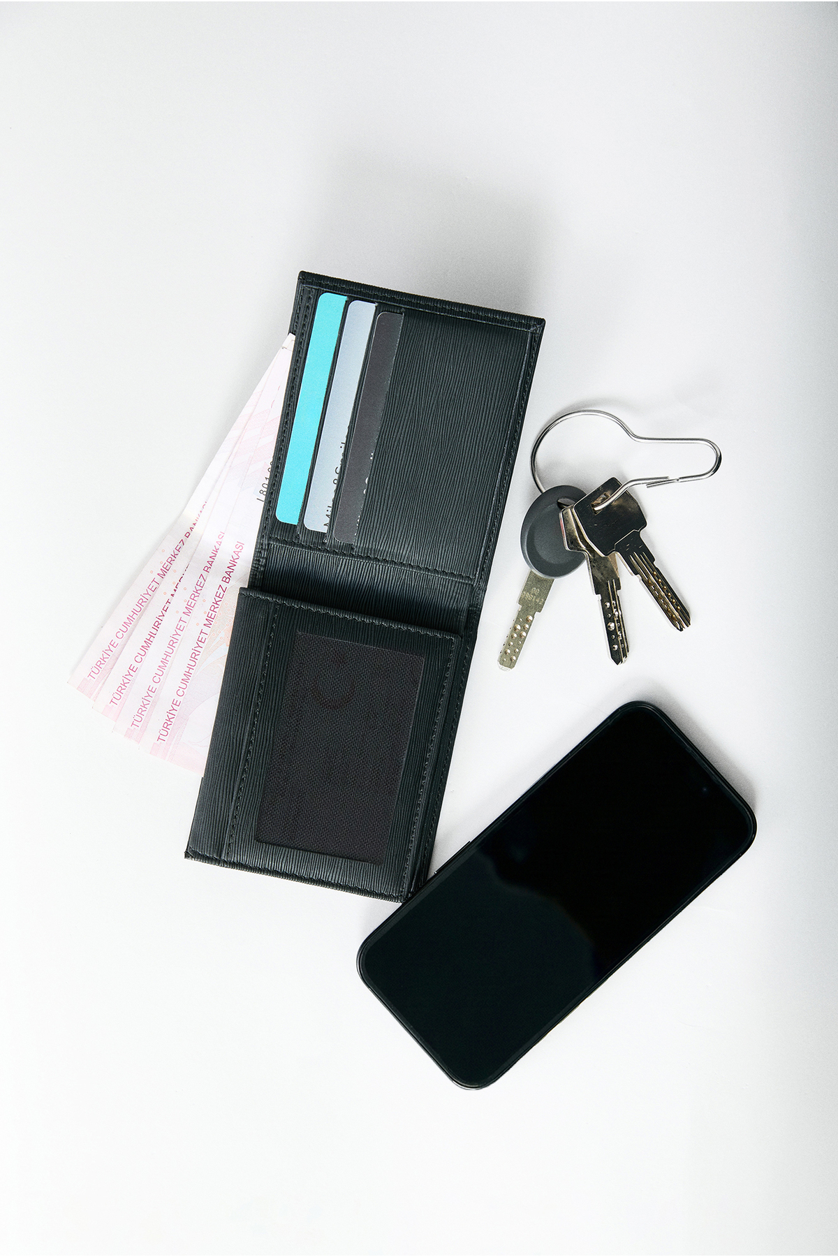 Kiğılı  Desenli Para Bölmeli Hediye Kutulu Kartlık Cüzdan - Görsel 5