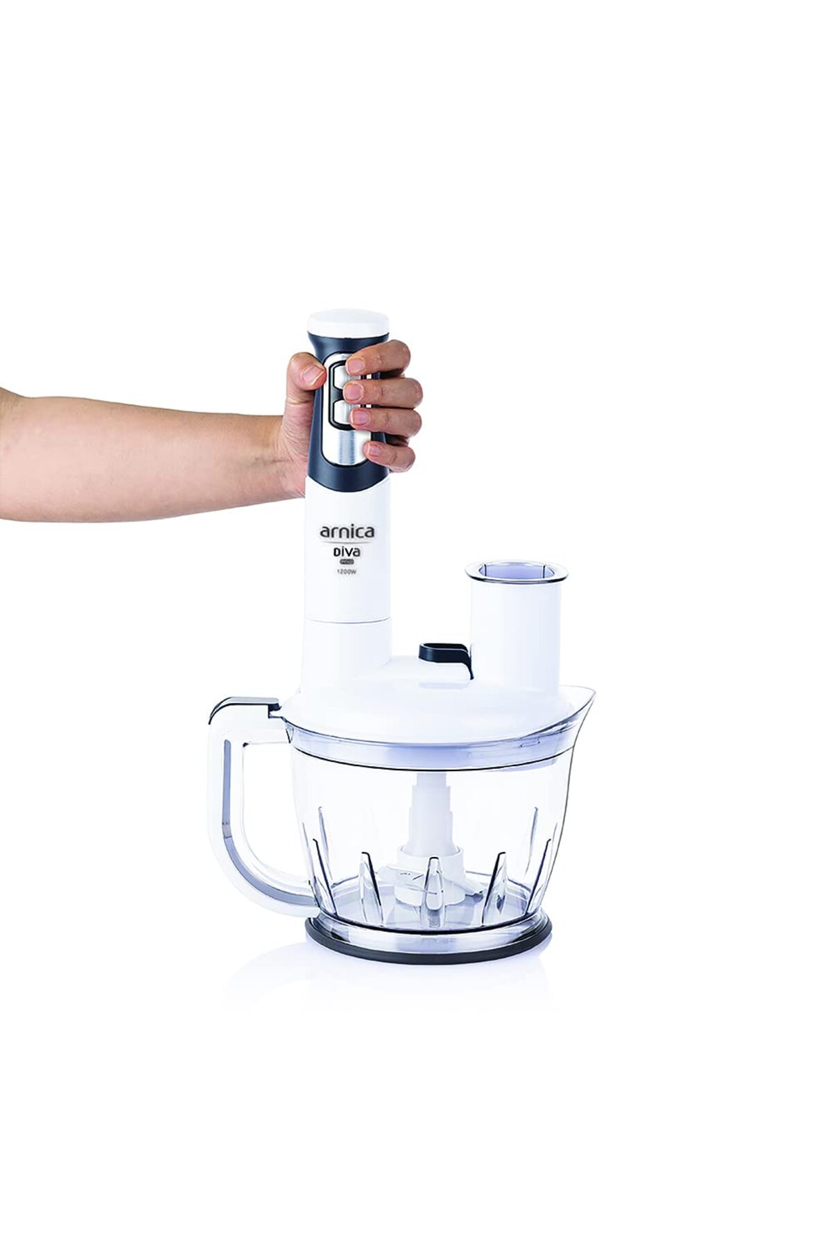 Hype Store GH21800 Diva Pro Rendeli El Blender Seti Beyaz fotoğrafı 3 (önizleme)