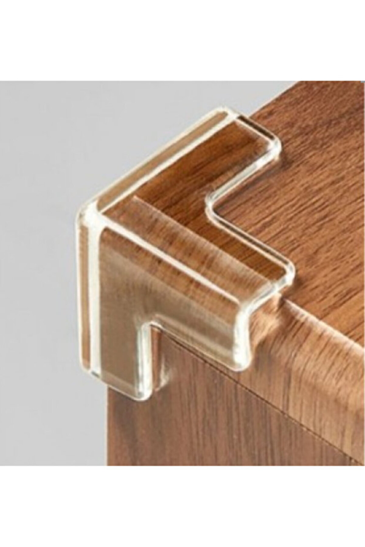 SARFEX Silikon Şeffaf Masa Kenarı Koruma Aparatı Köşe Koruyucu fotoğrafı 3 (önizleme)