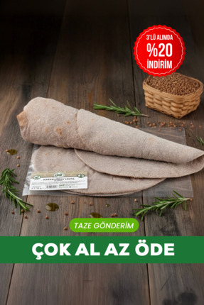 EBRULİ DOĞAL BAKKAL by beys Glutensiz Vegan Karabuğday Lavaş (2 ADET)