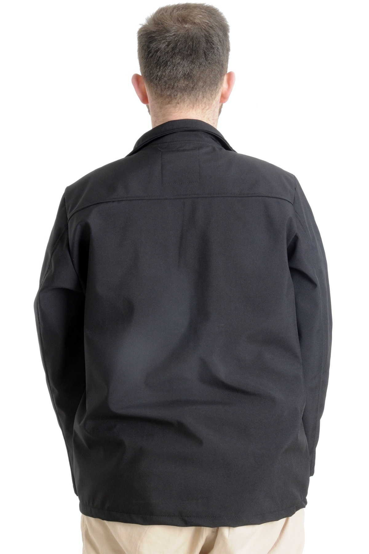ModeXL Mode XL Büyük Beden Erkek Mont Waterproof Softshell 21232 Siyah görsel 4
