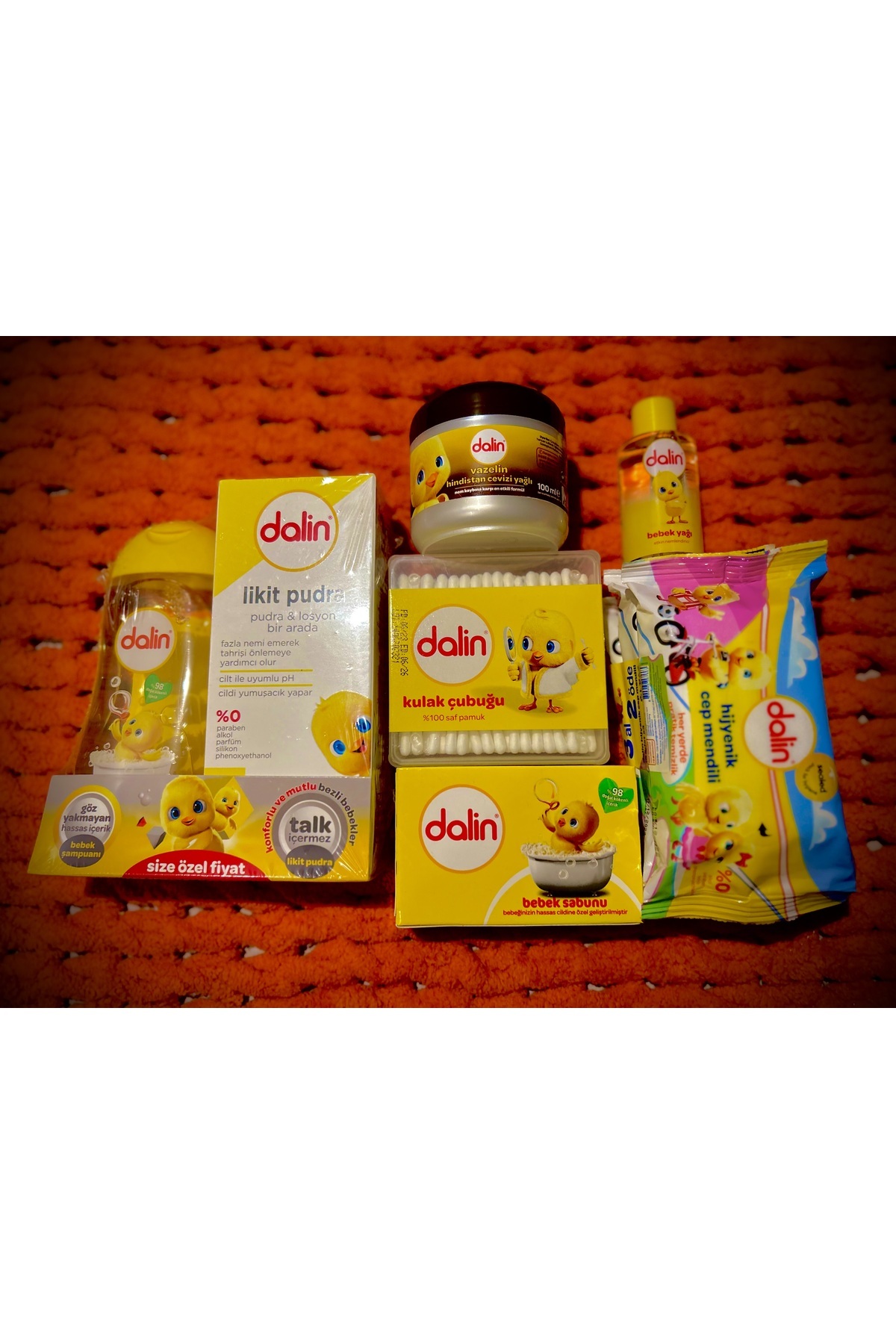 Dalin HOUSE OF Pİ Yeni Doğan Bebek Banyo Bakım Seti (11 PARÇA BEBEK BANYO SEPETİ) fotoğrafı 2 (önizleme)