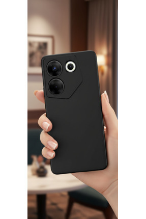 Hatreds Tecno Camon 20 Pro 5G Uyumlu İçi Kadife Kamera Korumalı Renkli Siliko...