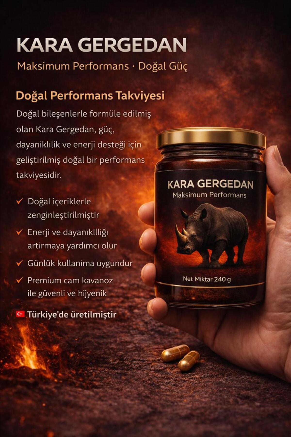 KARA GERGEDAN Macun 240 gr — GNY521410000321412 — تصویر 3 از 4