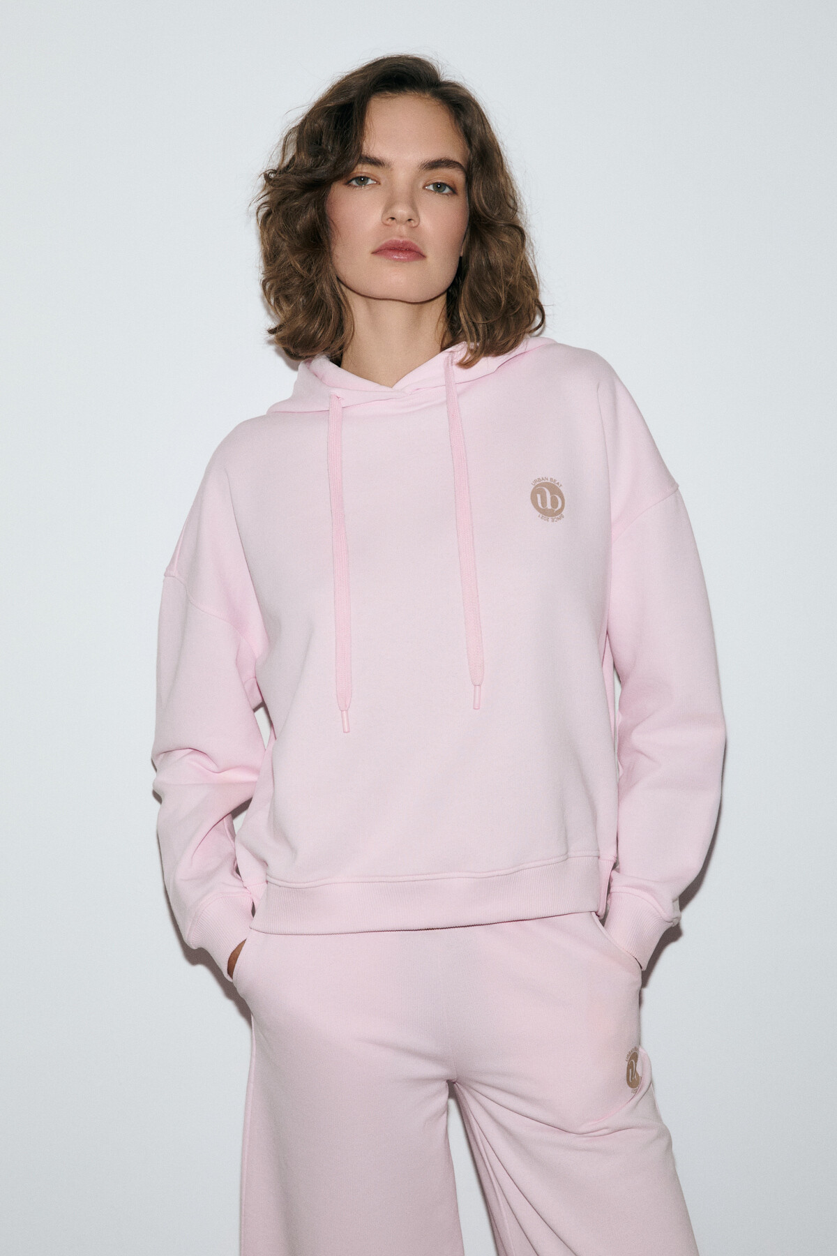 Urban Beat ELITSA Kadın Pembe Sweatshirt görsel 2