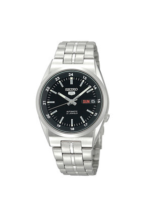 Seiko 5 Japan SNK567J1 Otomatik Gri Çelik Siyah Kadran 39 mm Erkek Kol Saati