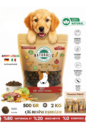NATURALİS BARF FOOD %100 Premium AirDried Barf Köpek Maması %100 Doğal Eğitim...