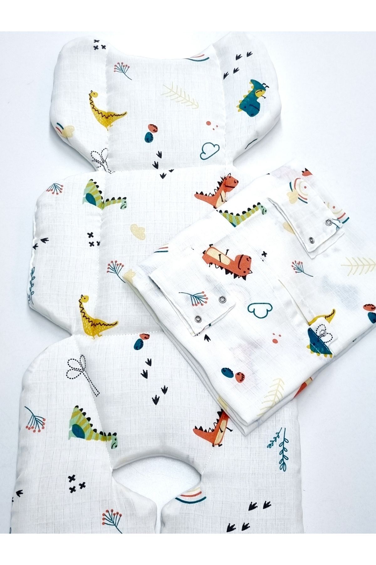 Yada Baby Müslin Tek Kat Puset Örtüsü Seti-sertifikalı Organik Pamuklu Kumaş | fotoğrafı 6 (önizleme)